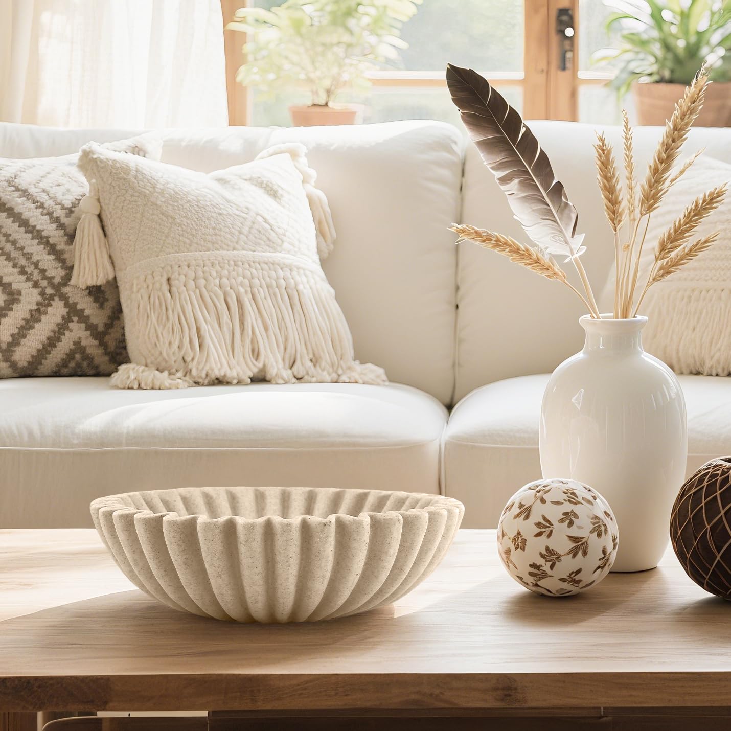 Plukers handmade texture bowl highlights unique design for a stylish centerpiece