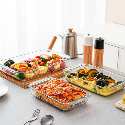 Pmssypl versatile bakeware suitable for casseroles and leftovers.