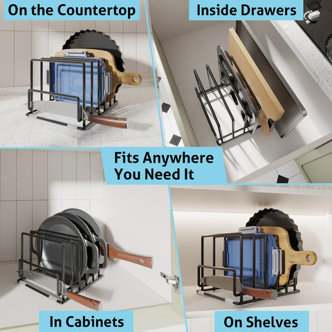 PMYEK versatile storage for countertop and pantry to maximize space