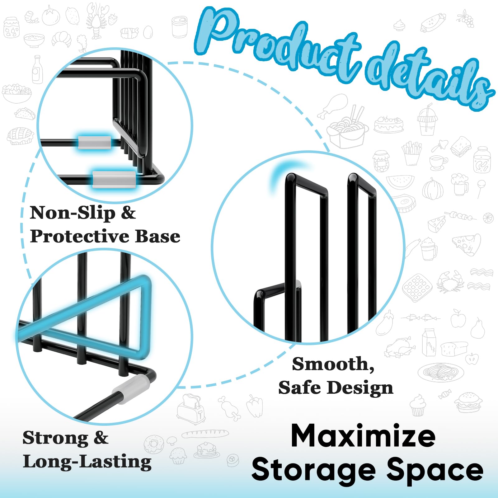 PMYEK powder-coated finish cleans easily and resists water spots