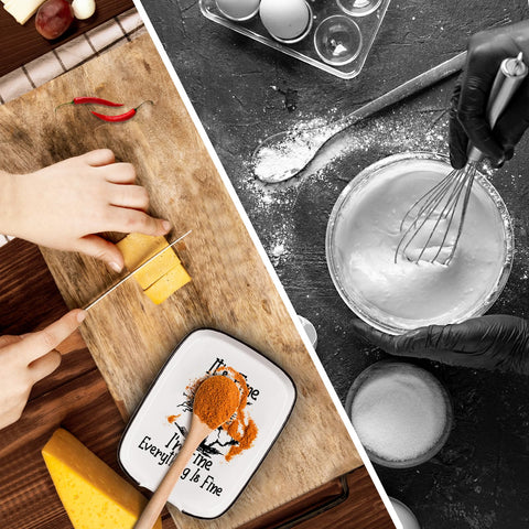 PNTKION I'm Fine spoon rest adds whimsy while organizing utensils.