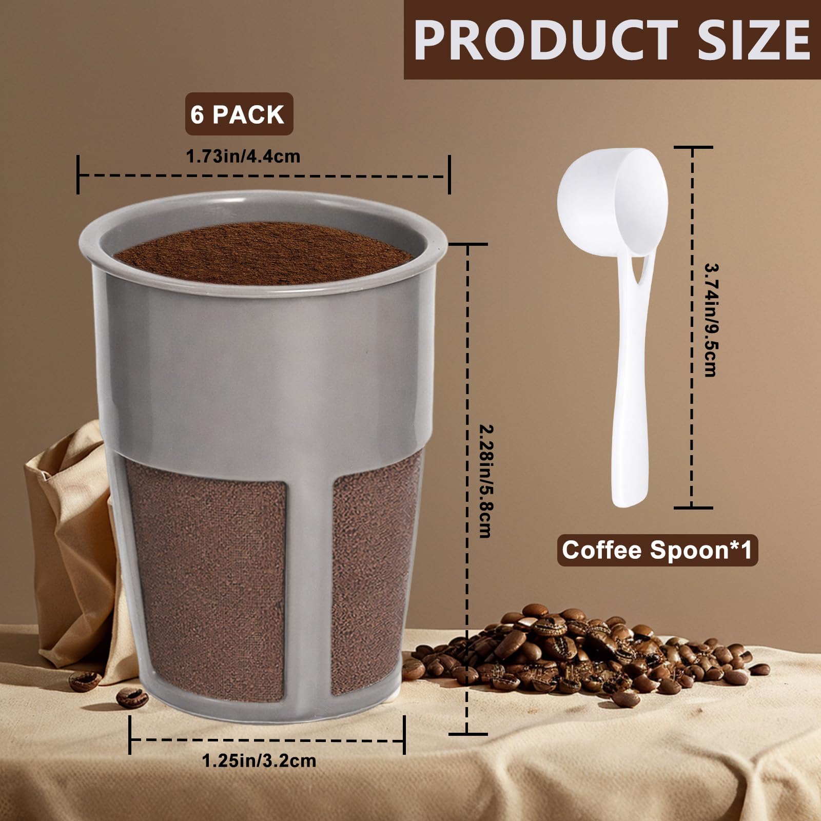Dishwasher-safe Podoy filter ready for top rack cleanup