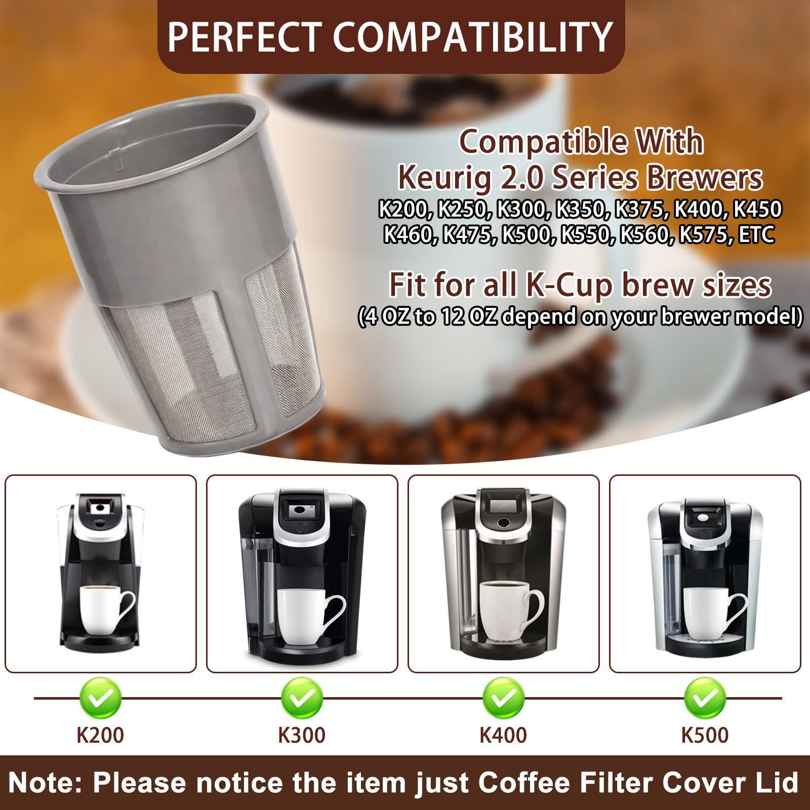 Easy-install Podoy filter demonstrated for Keurig 2.0 brewers