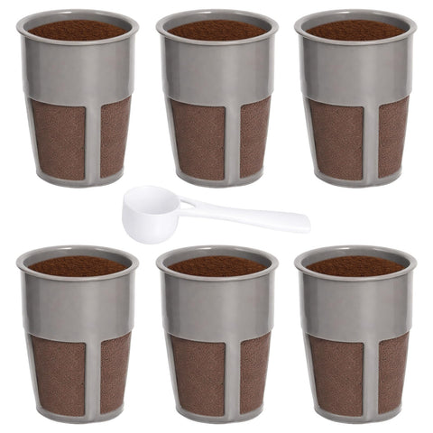 Podoy K250 reusable inner filter shown in a Keurig assembly for 2.0 brewers