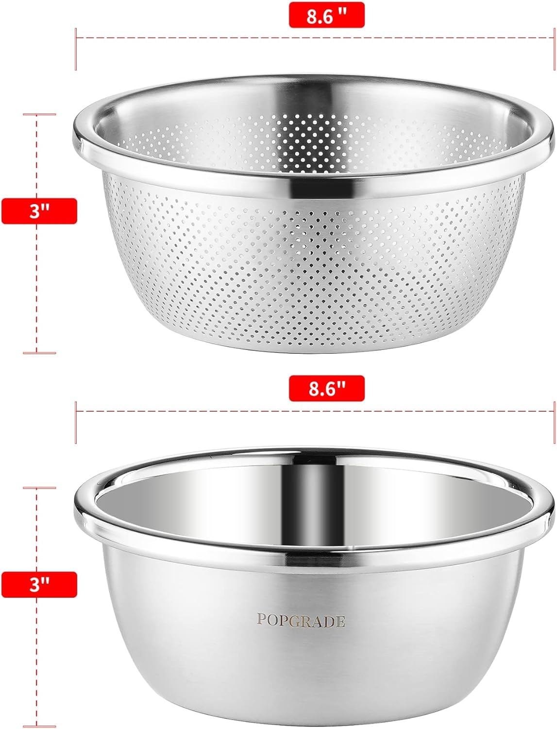 POPGRADE dishwasher-safe design for quick cleanup after meals
