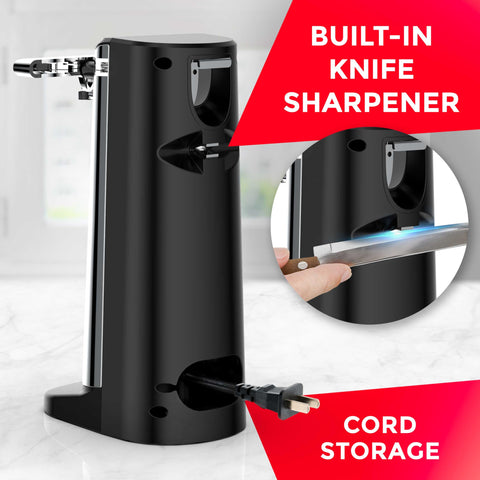 POHL SCHMITT electric can opener removable-cutting-lever simplifies cleaning.