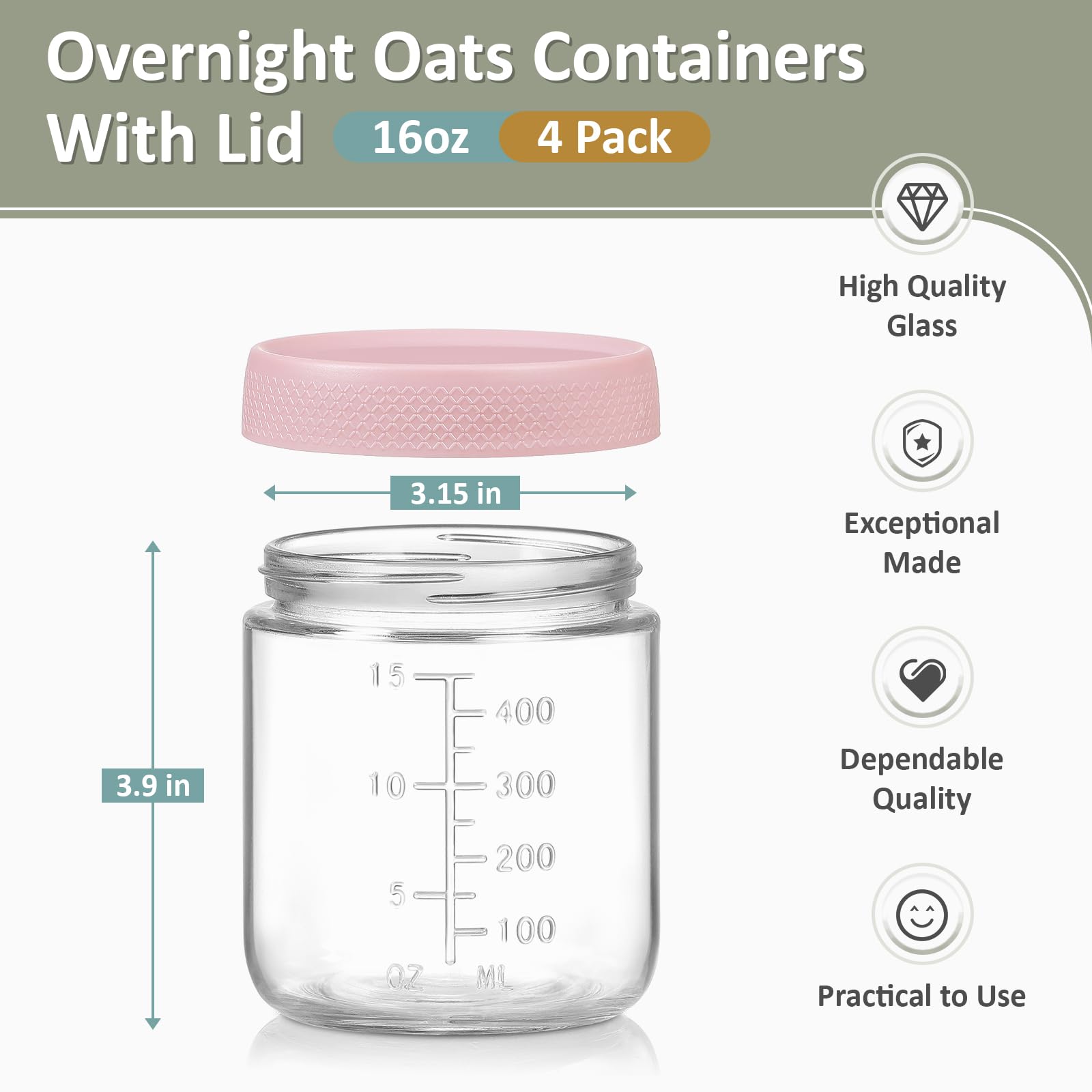 POIKSHARK airtight lid with silicone ring keeps snacks fresh.
