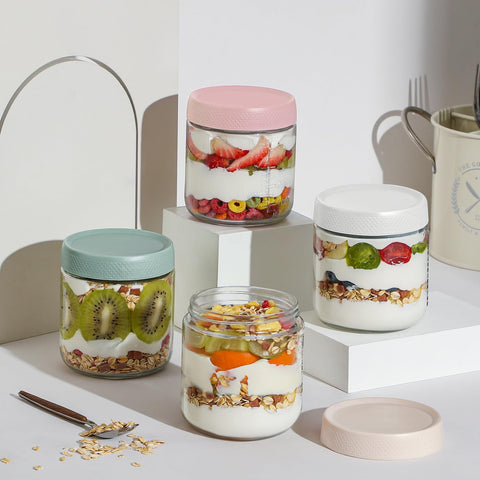 POIKSHARK 16oz jar ideal for meal prep and snacks.