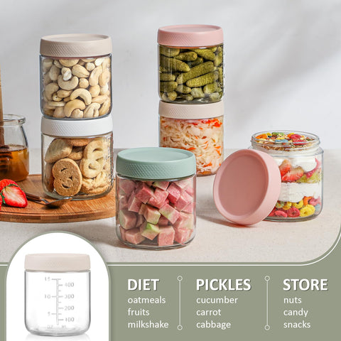 POIKSHARK yogurt and dressing storage stays fresh and spill-free.