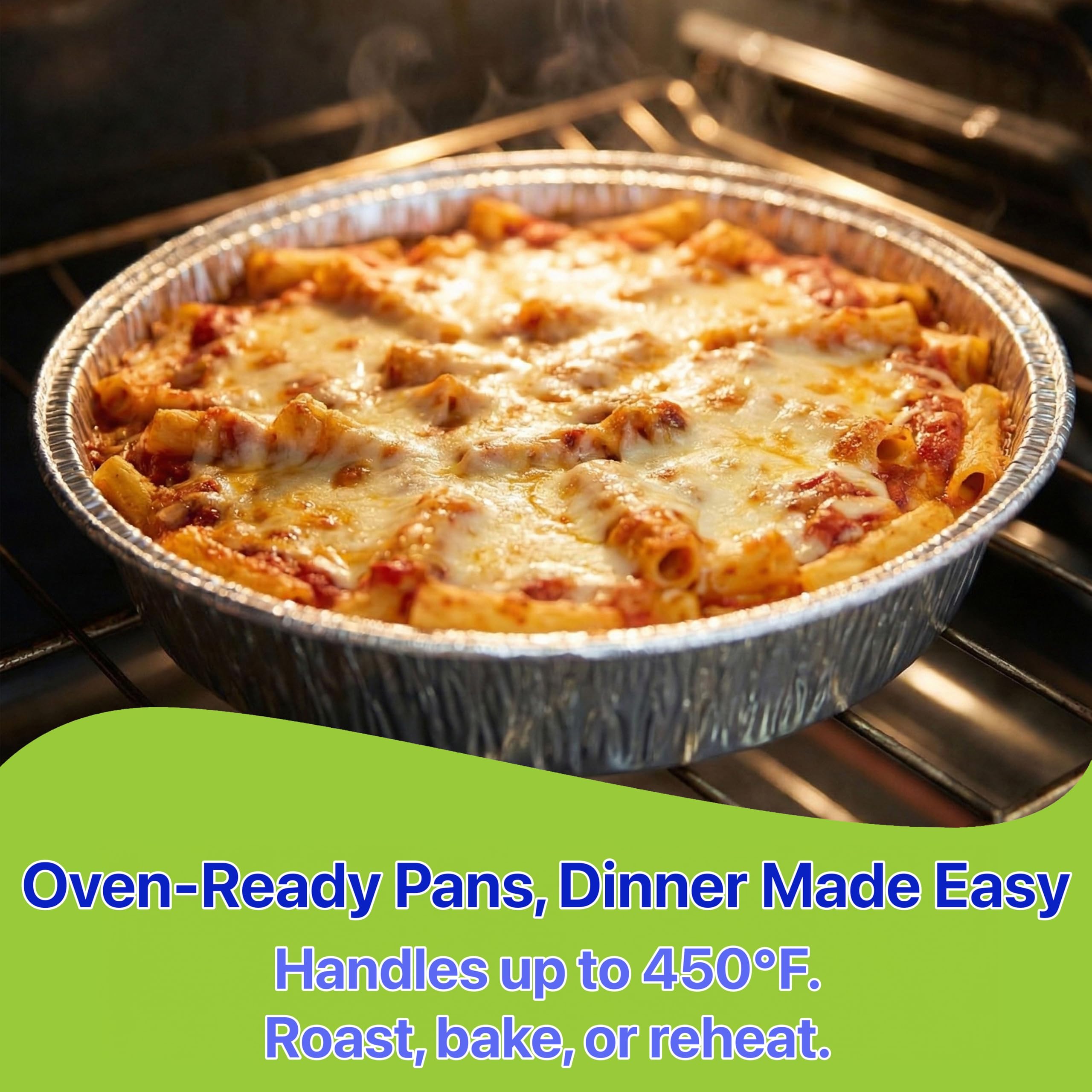 Pokanic 8-inch pan for reheating leftovers in the oven with ease