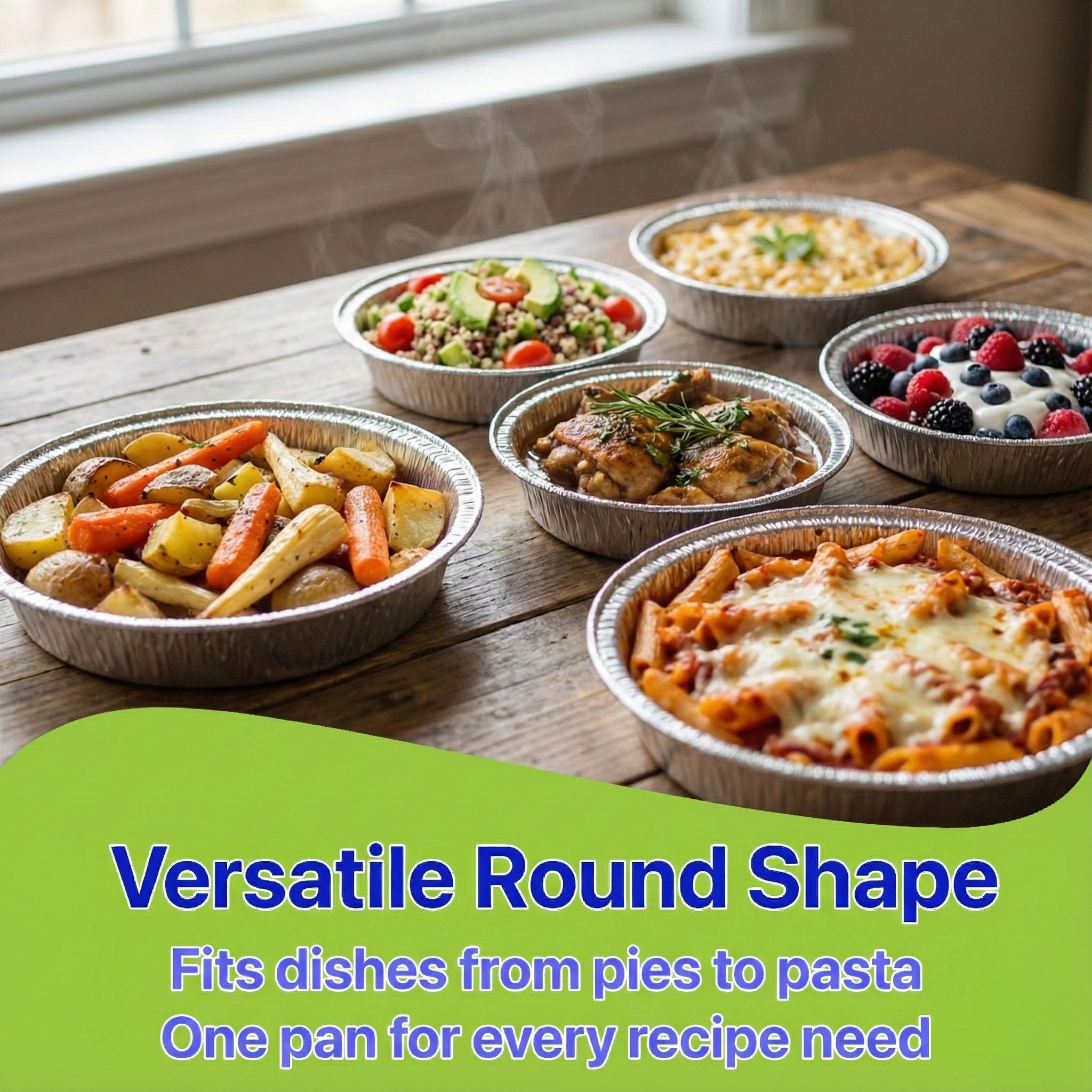 Pokanic recyclable disposable pan supports eco friendly meal prep and cleanup