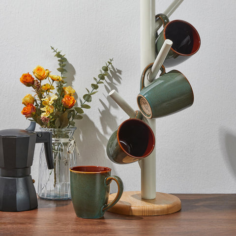 Pokini mugs are dishwasher and microwave safe for easy care.