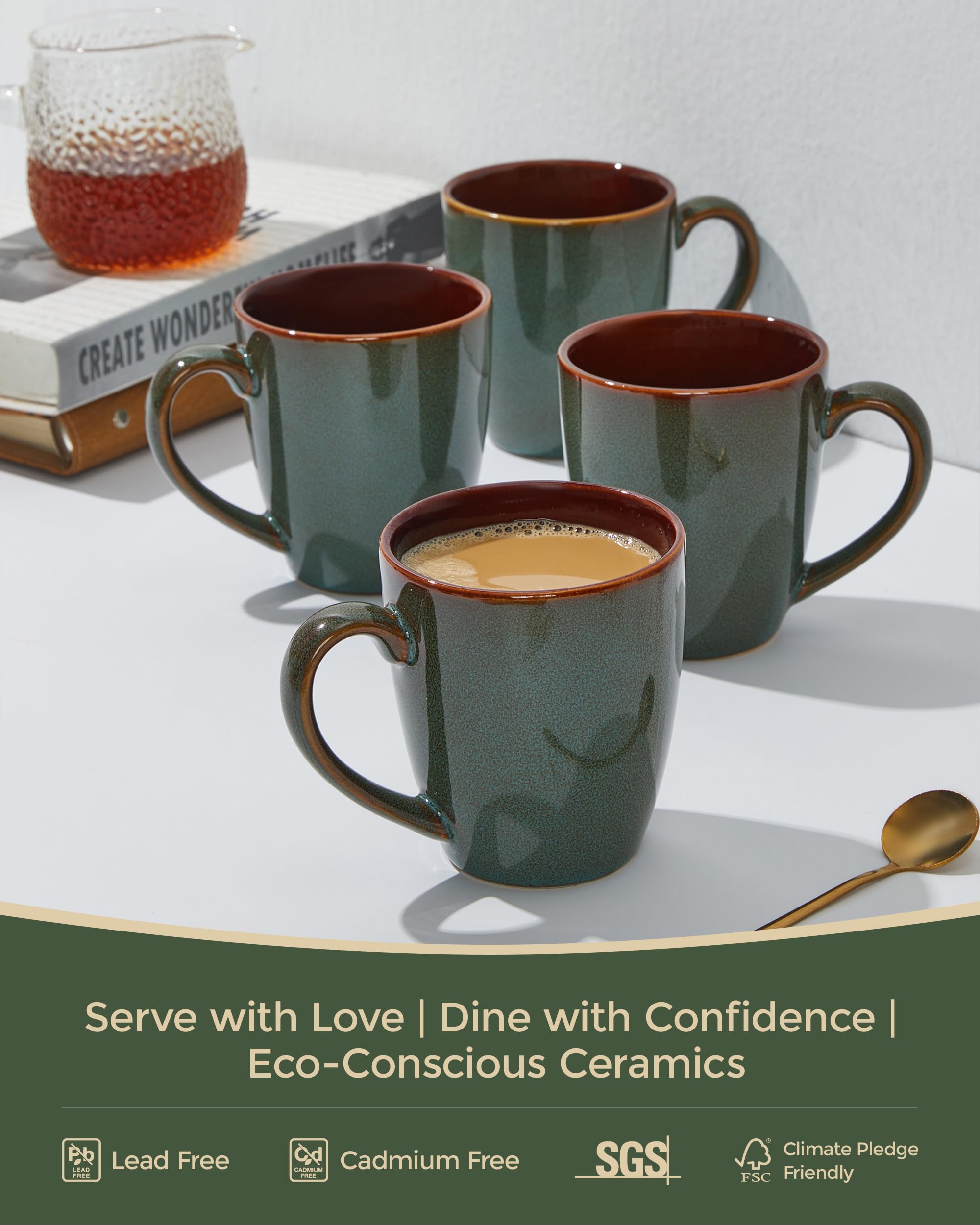 Pokini stackable mug saves cabinet space in busy kitchens.