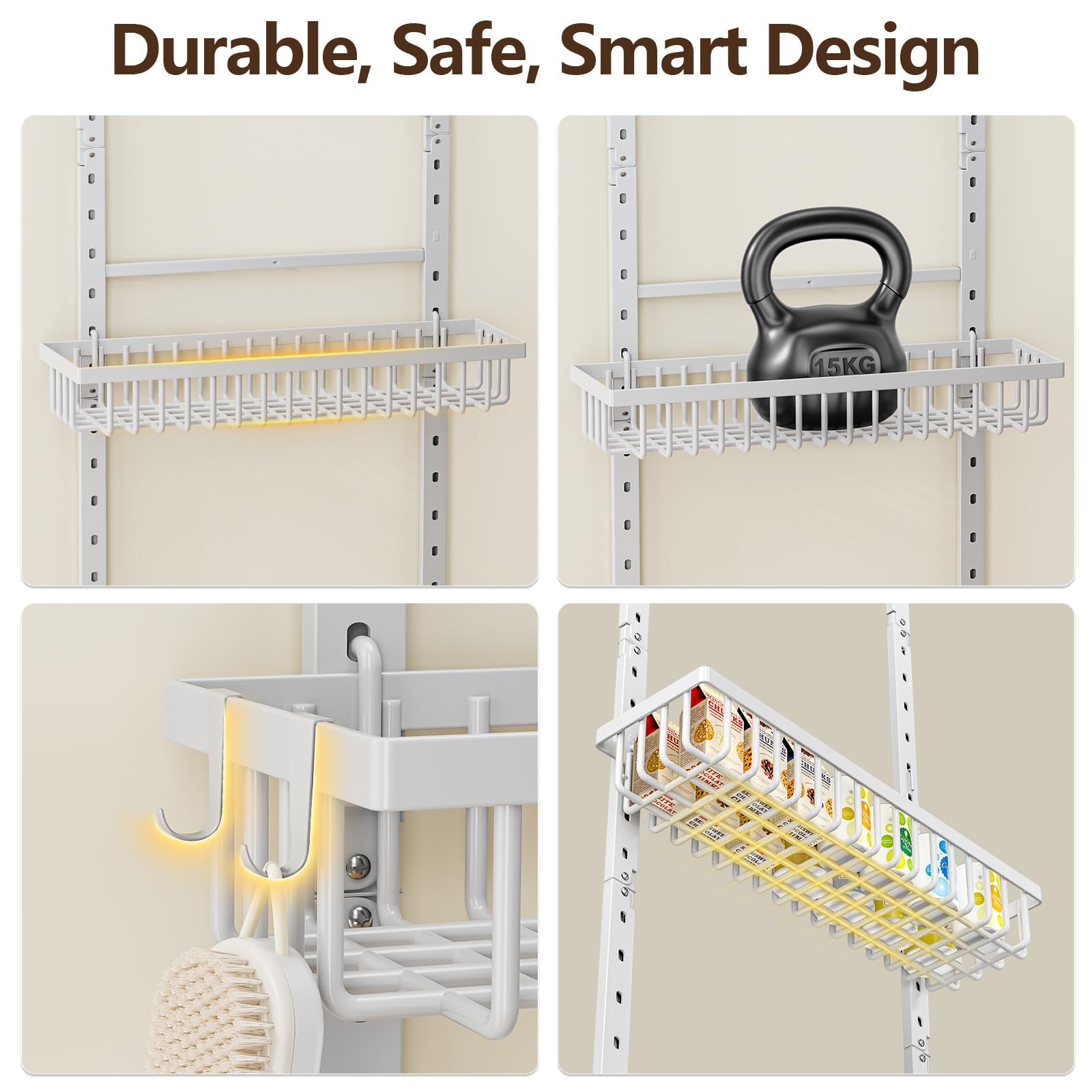 POKIPO 9-tier organizer with adjustable baskets height for varied items