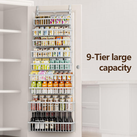 POKIPO 9-tier organizer mounted on wall for stable storage