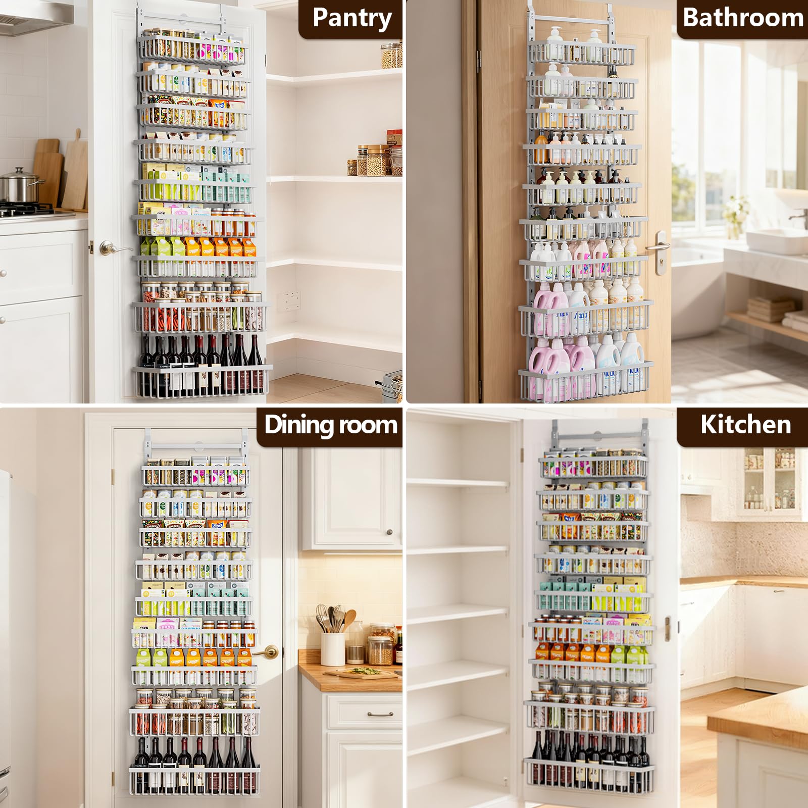POKIPO 9-tier organizer with rust-proof coating for longevity