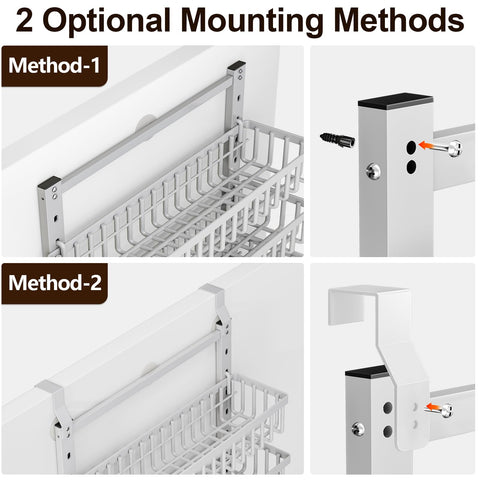 POKIPO 9-tier organizer behind-door setup in a kitchen