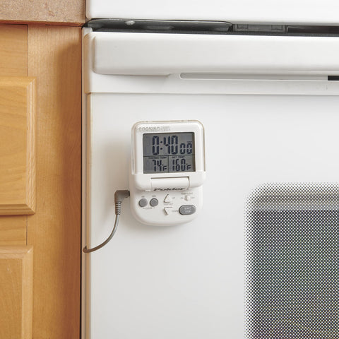 Polder device with magnetic mount keeps the display within easy reach.