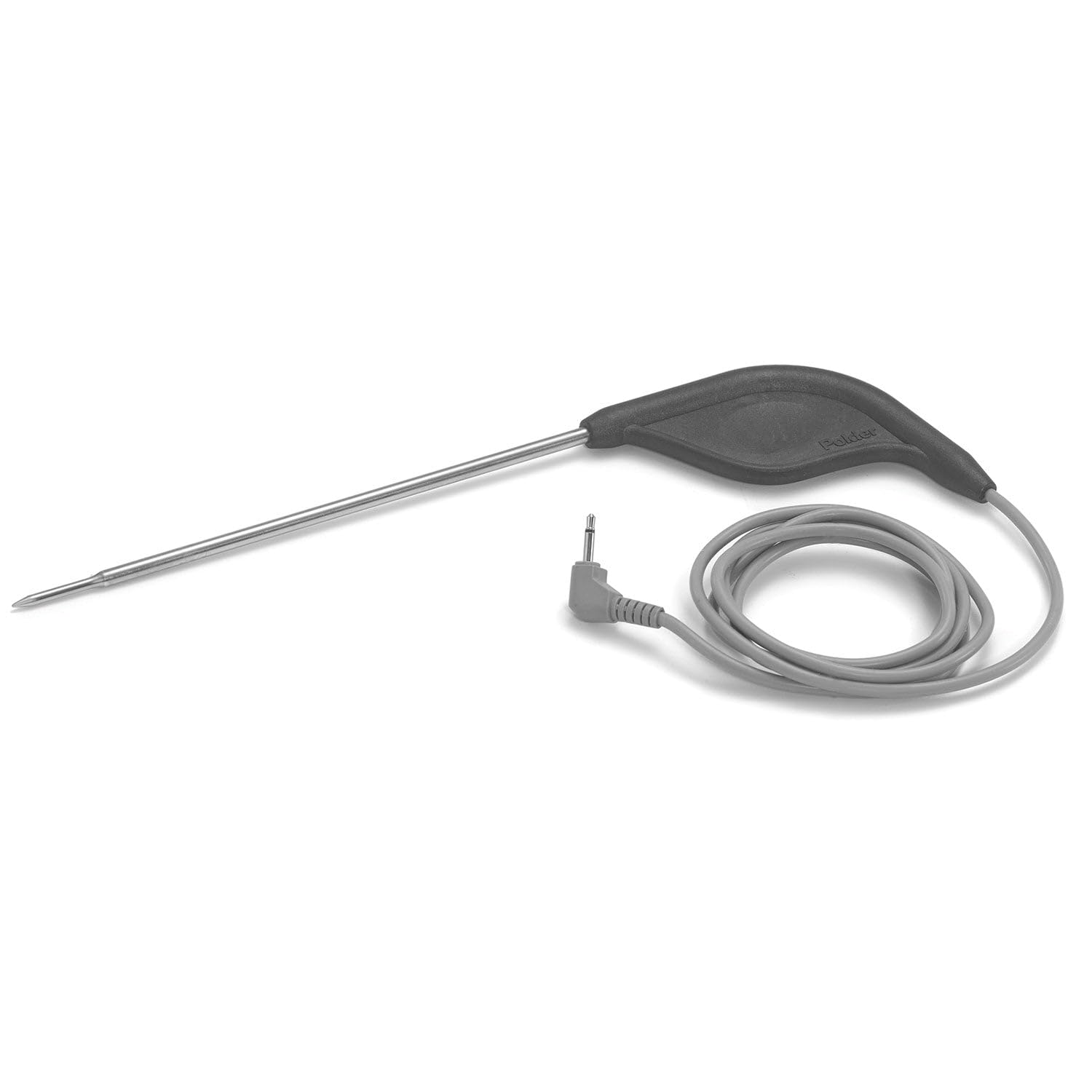 Polder Ultra Probe with 40-inch cord for precise, even oven and grill cooking with minimal puncture