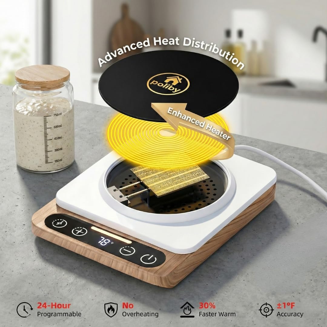 POLIBY built-in memory recalls last settings for quick setup