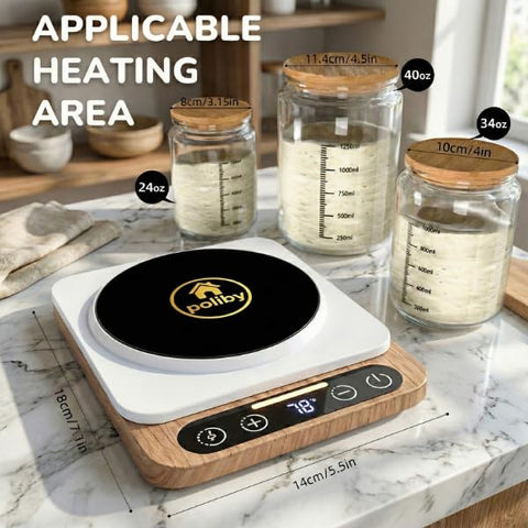 POLIBY safe, low-watt design lowers energy use during long sessions