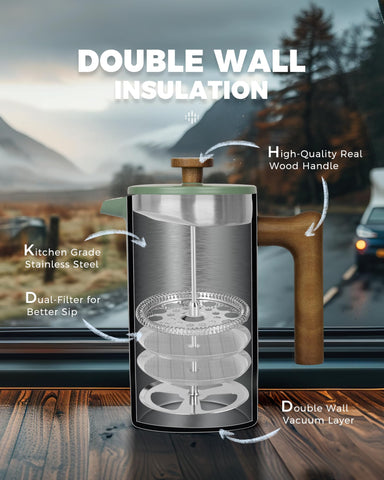 POLIVIAR hot retention performance supports keeping coffee warm during mornings.
