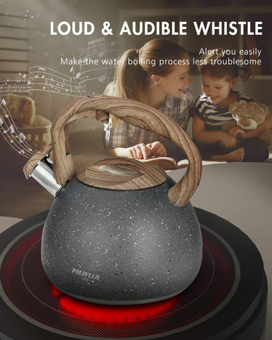 POLIVIAR anti-hot silicone handle reduces burns during pouring