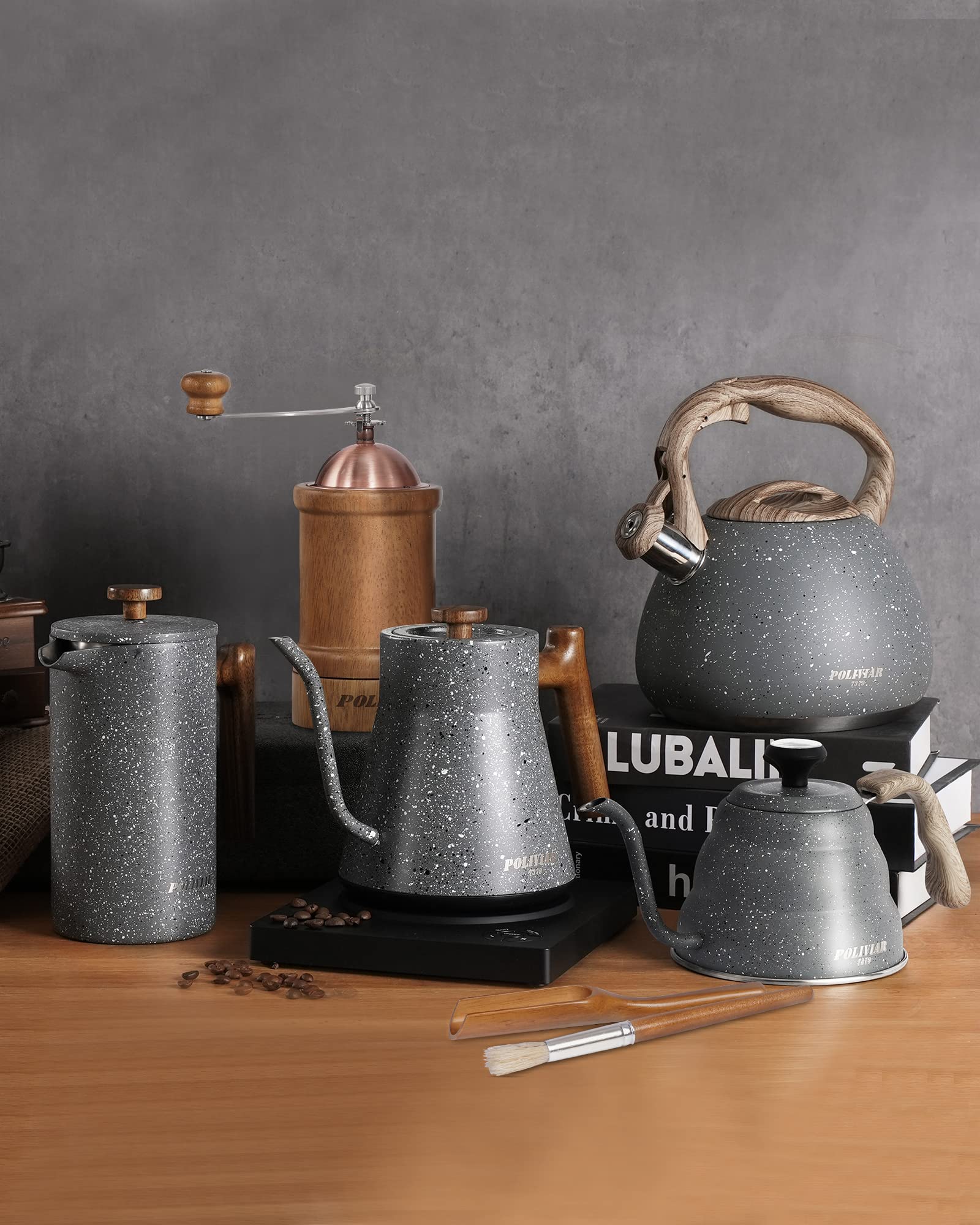 POLIVIAR tea kettle loud whistle signals boiling clearly