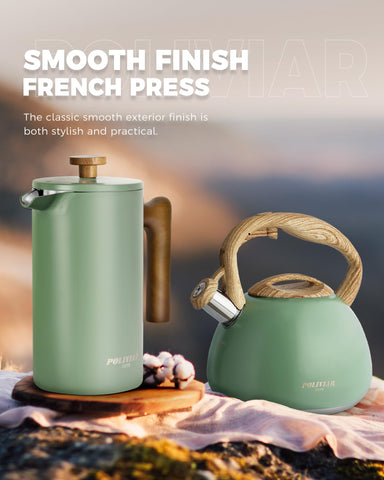 POLIVIAR with real wood handle offers comfortable grip and warm kitchen aesthetic.
