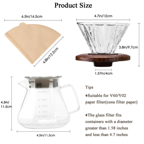 Polydremio pour-over set mug-ready for quick mornings.