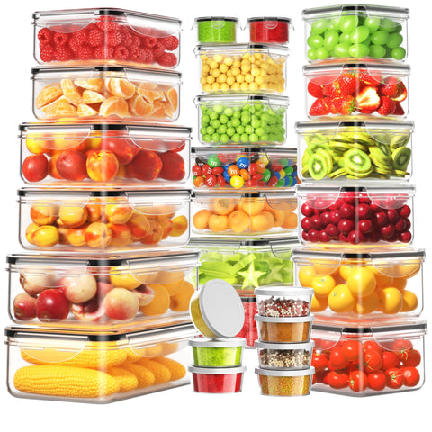 Pony Crossing the River rectangular containers with clear view for quick meal planning.