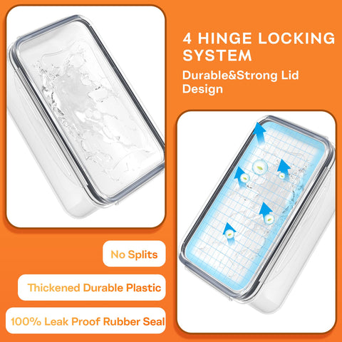 Pony Crossing the River stackable lids and containers save cabinet space