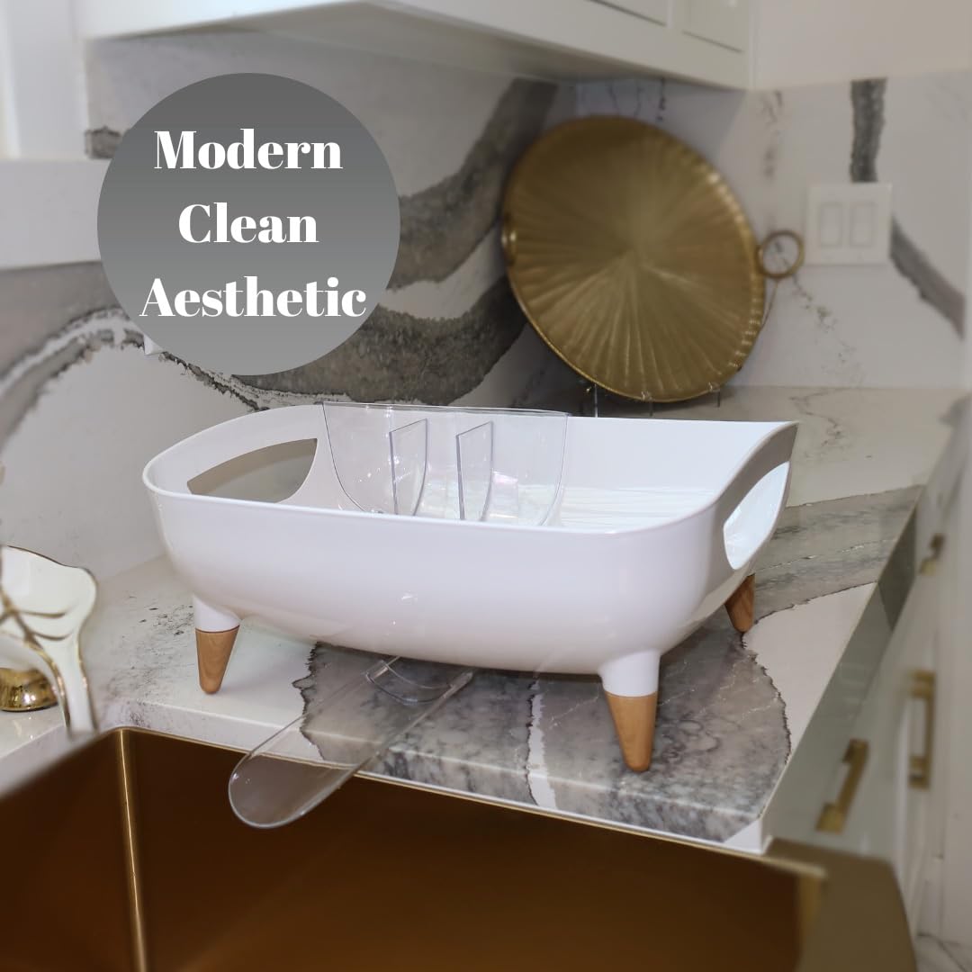 PookSter off-white finish complements modern kitchen aesthetics.