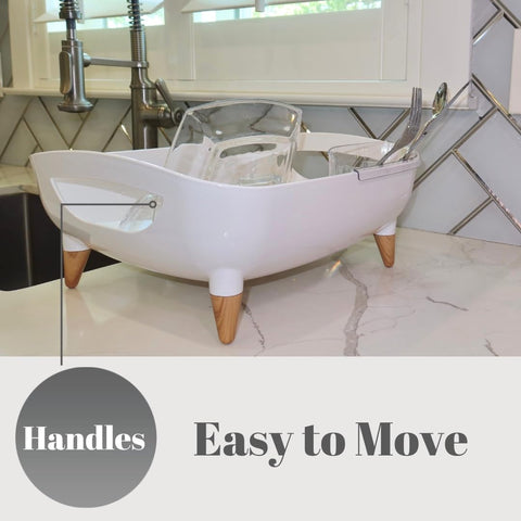 PookSter spacious storage accommodates dishes, cutlery, glasses, and more.