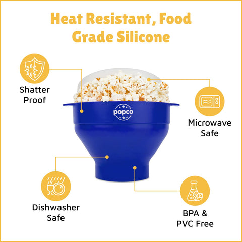 POPCO even-heat silicone popper ensures crispy results