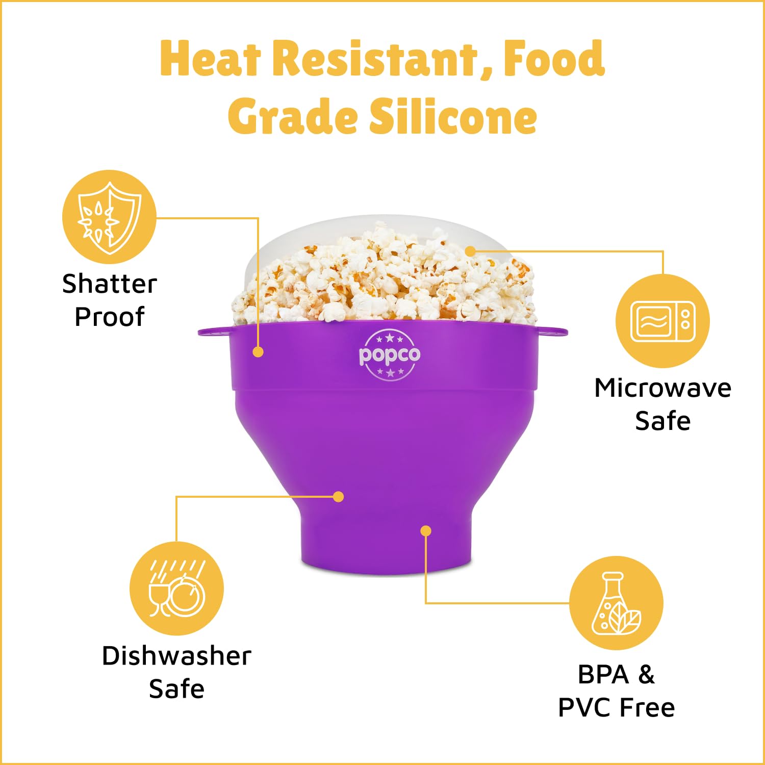 POPCO HotPop dishwasher-safe for fast cleanup after use.