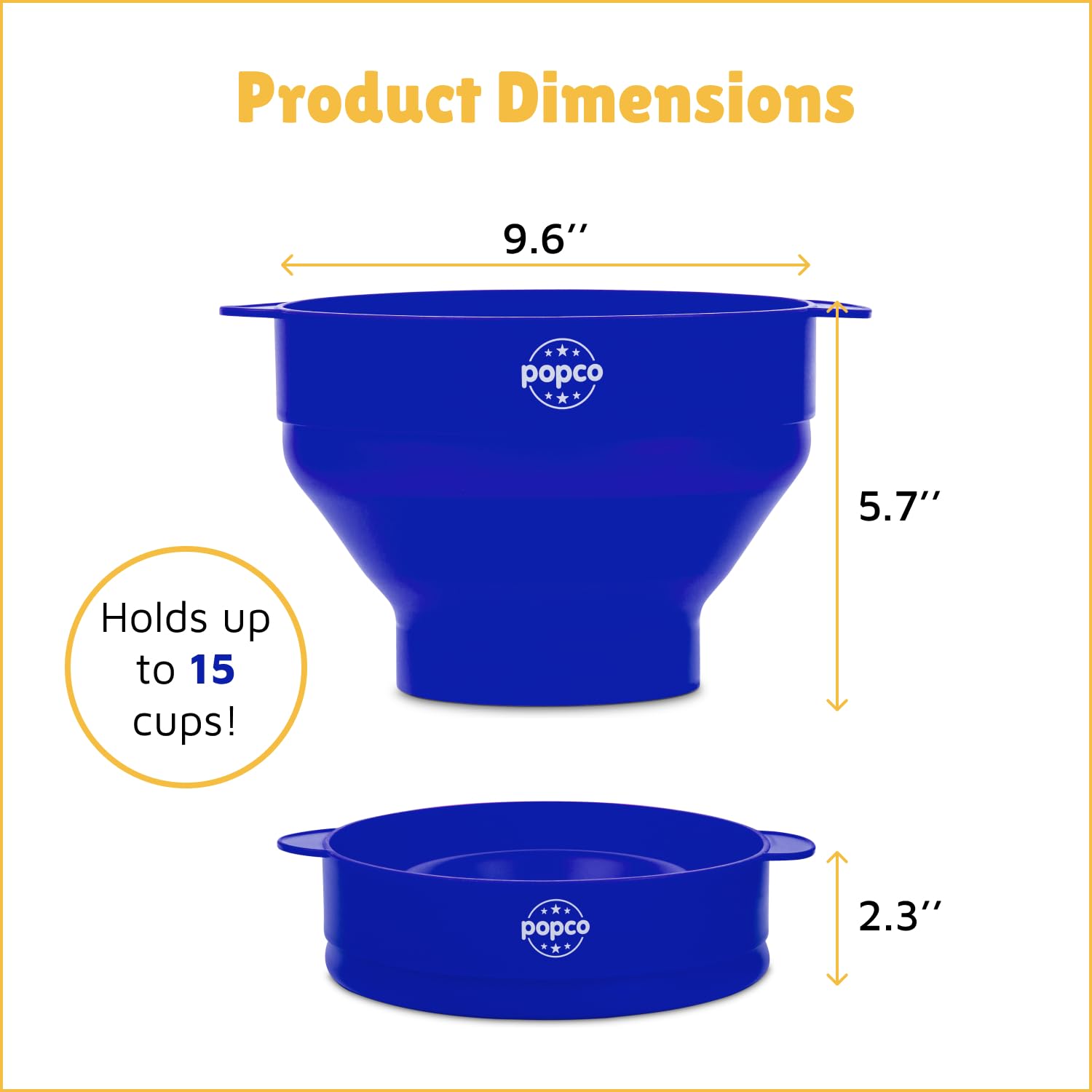 POPCO microwave popcorn popper delivers quick, even cooking