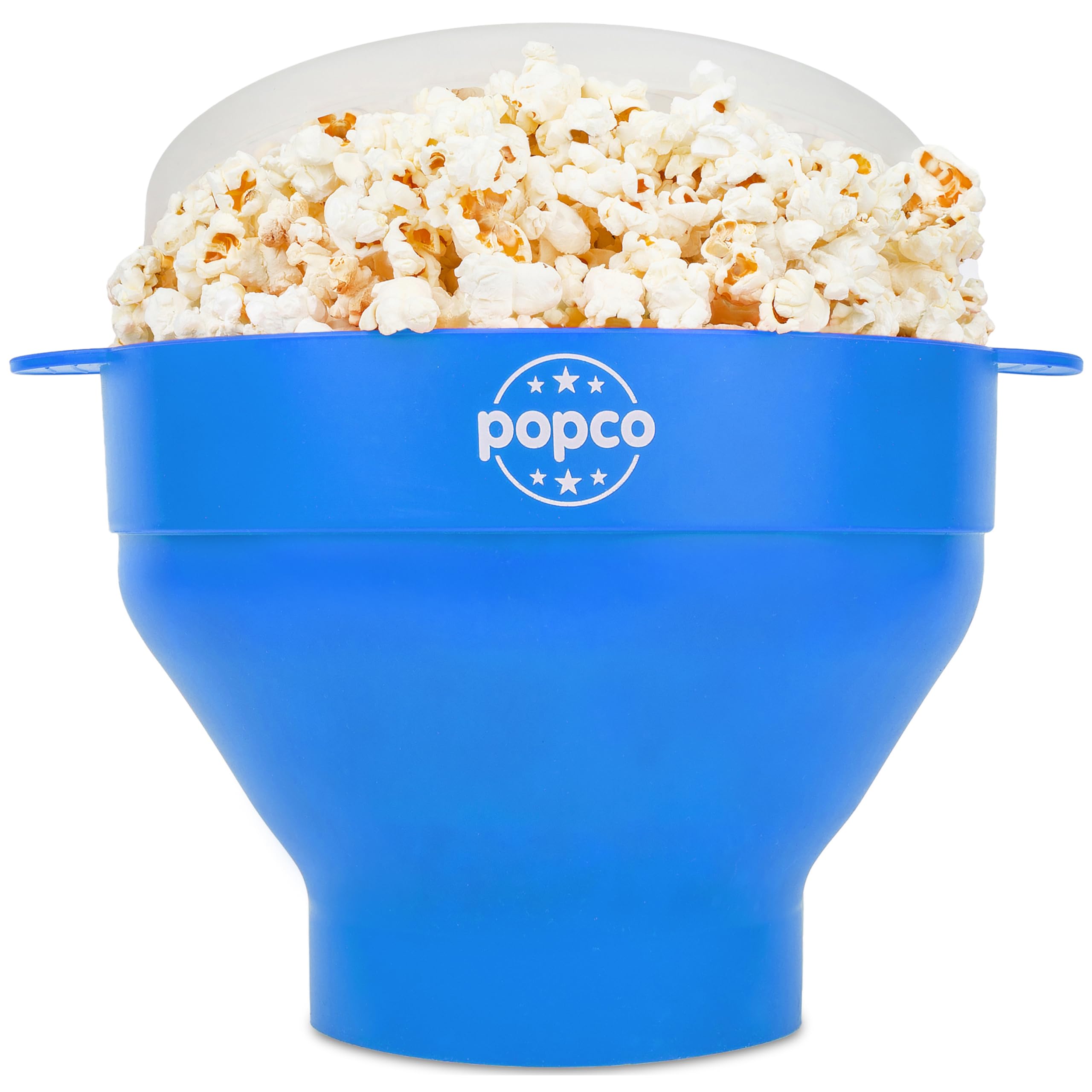 Popco silicone popcorn maker in microwave for quick, fresh popcorn