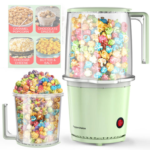 Popperchoice air popper front view for quick, oil-free popcorn at home.