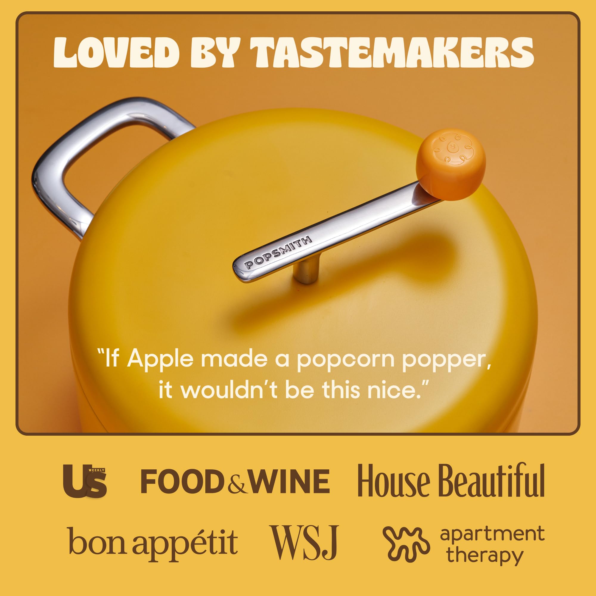 POPSMITH dishwasher‑safe popper for easy cleanup after snacking