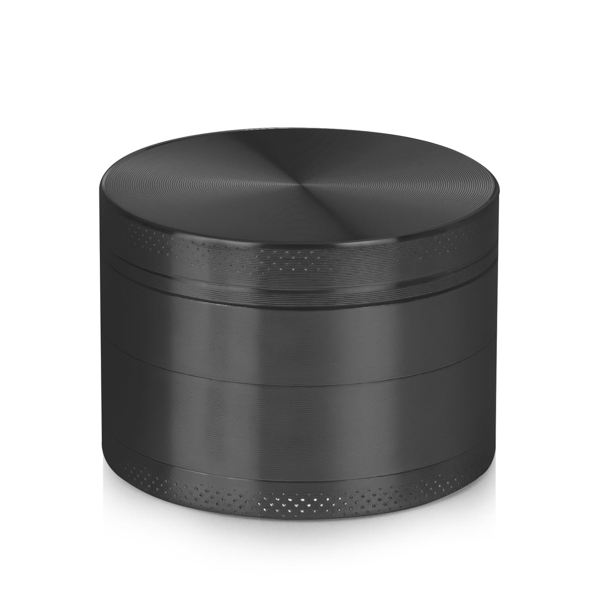 Porsuca spice mill grinder, black, compact 2in for quick seasoning.