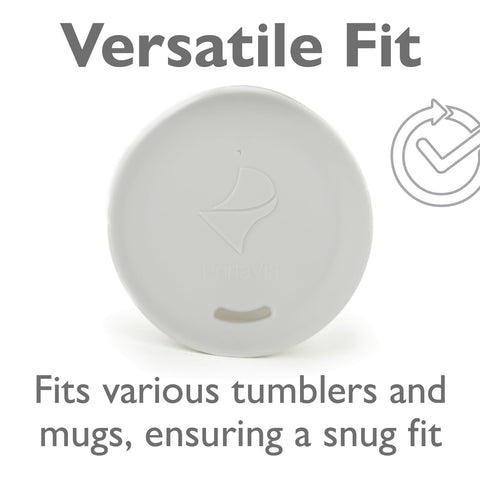 Porta Via lid seals in heat to preserve warmth on the go.