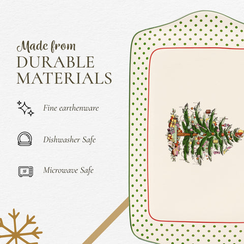 Christmas Tree collection motif adds nostalgic charm on Portmeirion Spode tray