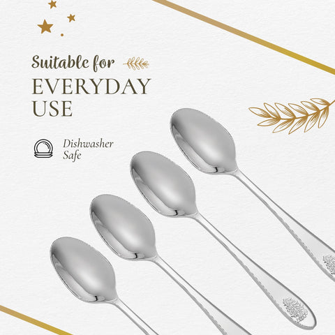 Portmeirion Spode Christmas Tree flatware with embossed tree motif elevating holiday dining