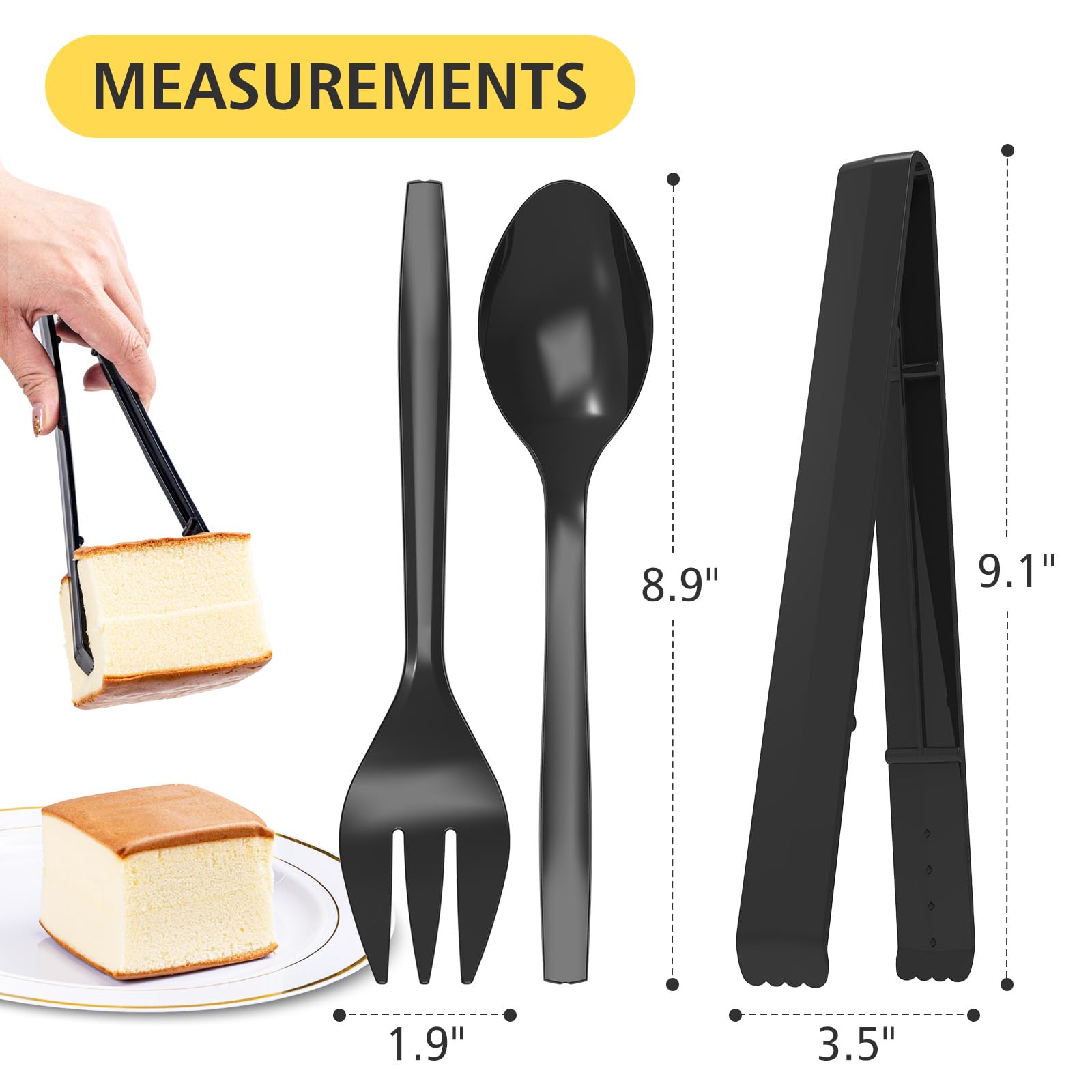 POSATE 18-piece set, close-up forks, highlighting sturdy build for reliable use.