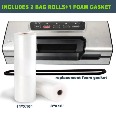 Potane Precision Vacuum Machine with five-year warranty badge.