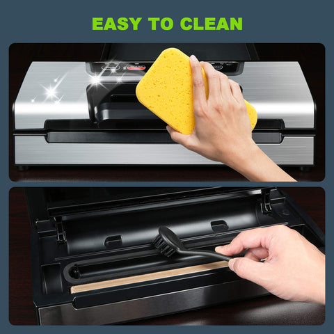 Potane machine auto and manual modes shown for flexible sealing.