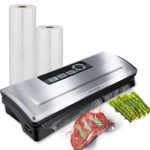 Potane Precision Vacuum Sealer top view, compact design saves counter space.