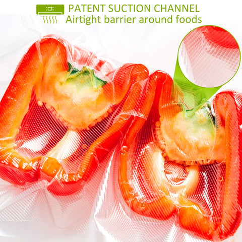 Potane vacuum sealer bags 6x10 pint ideal for small portions and organization