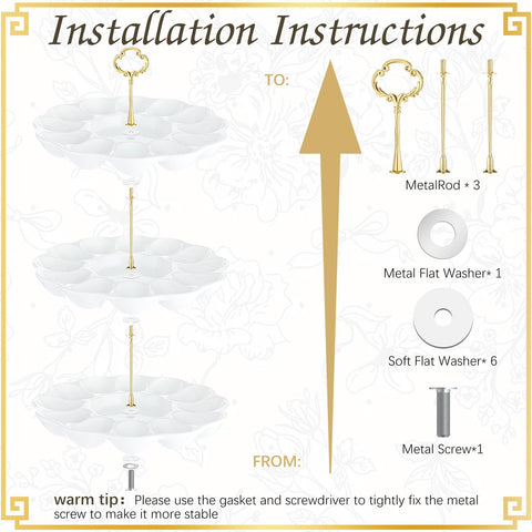Potchen 36-hole design fits deviled eggs securely for presentation